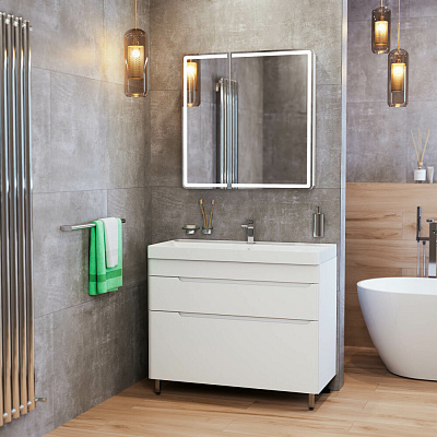 Раковина керамическая MIRSANT Line 100