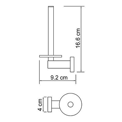 Держатель для туалетной бумаги WasserKRAFT Lippe K-6597 хром