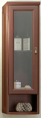 Шкаф Opadiris Клио подвесной 1 створч., цвет нагал, левый, с матовым стеклом