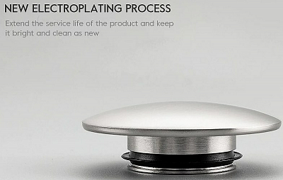 Донный клапан Frap F62-5 click-clack