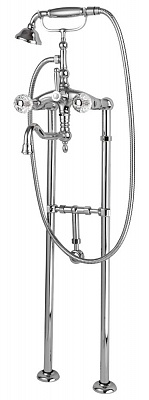 Напольный смеситель для ванны и душа с ручным душем  CEZARES ATLANTIS-VDPS2-Sw/M ATLANTIS-VDPS2-03/24-Sw/M