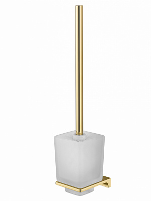 Туалетный ершик в комплекте Wonzon & Woghand eclipse, глянцевое золото ww-9129-lg