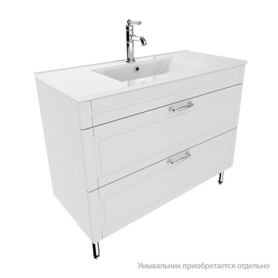 Тумба с раковиной Iddis Oxford 100 OXF10W1i95 белый