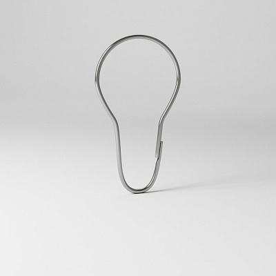 Набор колец для штор в ванную комнату Iddis RINMCH0i15, хром