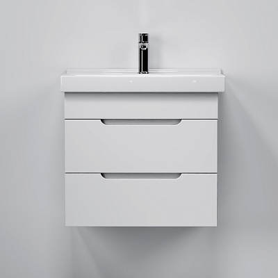 Тумба подвесная MIRSANT Soho Quadro 60 MIRSANT УТ000043907 (раковина Fest-60)