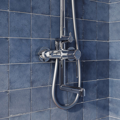 Душевая система с тропическим душем Iddis Aiger AIGSB3Fi06
