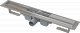 Водоотводящий желоб с порогами для перфорированной решетки AlcaPlast APZ1S-650