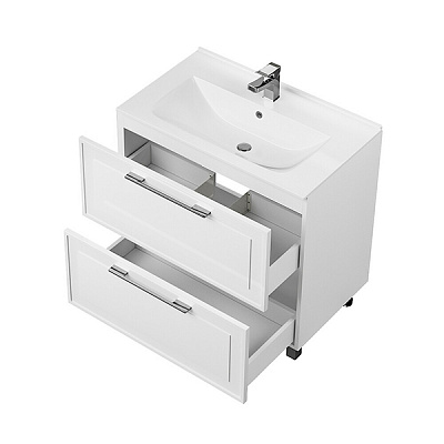 Тумба напольная под раковину MIRSANT Адель 80 (раковина More80 в комплект не входит рак.264488 ) УТ000047941