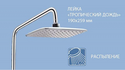 Душевая система Lemark Tropic LM7002C