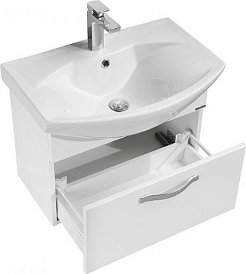 Тумба с раковиной Aquaton Ария 65 белая 1A134001AA010