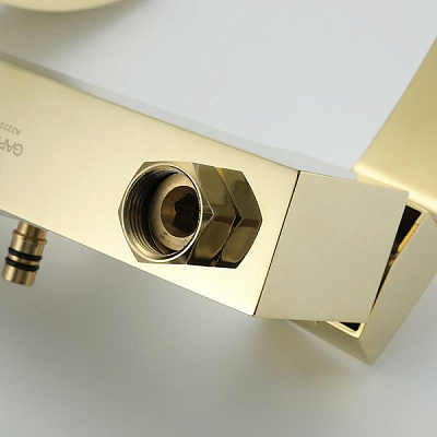 Душевая стойка со смесителем Gappo G07-3 G2407-3, золото