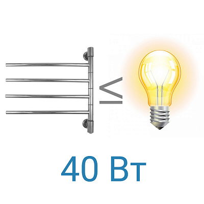 Полотенцесушитель электрический Energy I chrome G4 EETR00IG40000000000