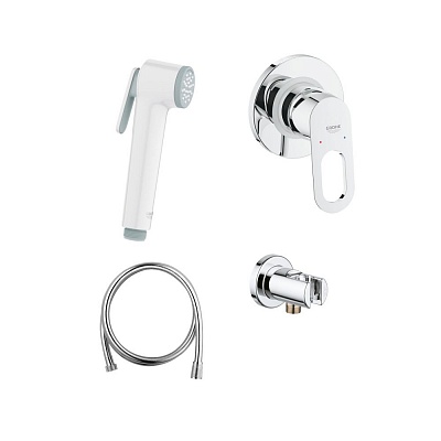 Комплект 4в1 GROHE BAULOOP 124896 гиг.душ/встройка (29 042000, 28 020L01, 28 628000, 26 335000)