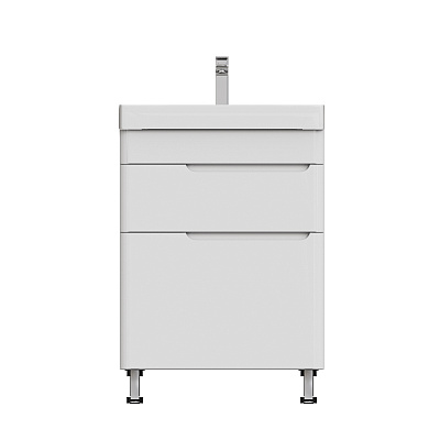 Тумба напольная MIRSANT Flat 60/2 УТ000100165 (раковина Astra 60)