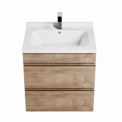 Раковина мебельная MIRSANT Simple 60 керамика