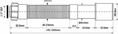 Гофра  1 1/2  M`ALPINE 1 м. MRMF6  40/50