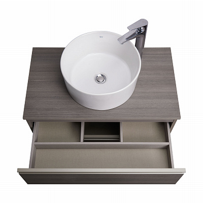 Тумба под раковину Roca The Gap 80 городской дуб 3 ящика A857406402