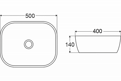 Накладная раковина BelBagno BB1302