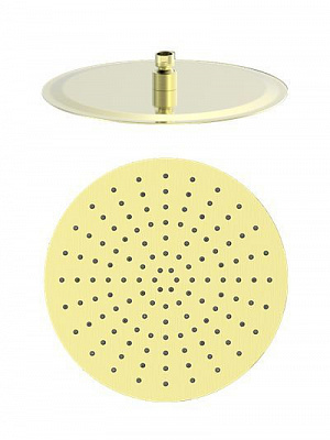 Верхний душ Wonzon & Woghand, брашированное золото ww-88dp04-bg