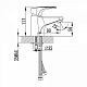 Смеситель для умывальника  Milardo Solomon SOLSB00M01