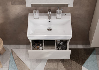 Тумба под раковину Roca Oleta 60 капучино, 2 ящика, A857639515