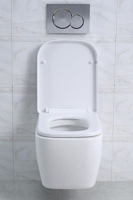 Чаша унитаза подвесного безободкового с креплением Belbagno VENETO  BB132CHR