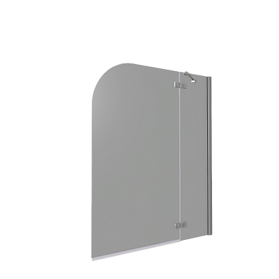 Шторка для борт ванны Bas Screen 2Н-100-C-CH