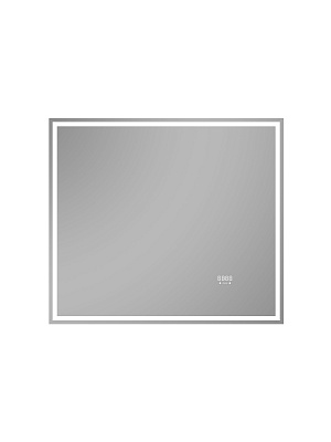 Зеркало 80х70 Аврора Monterey (подсветка, термообогрев, часы, сенсор на взмах)