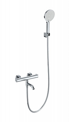 Смеситель для ванны с душем и термостатом Wonzon & Woghand INN 3, Хром WW-B2065-A1-CR