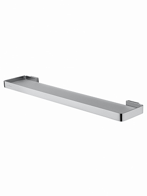 Стеклянная полка для ванной Wonzon & Woghand lotte, хром ww-8327a