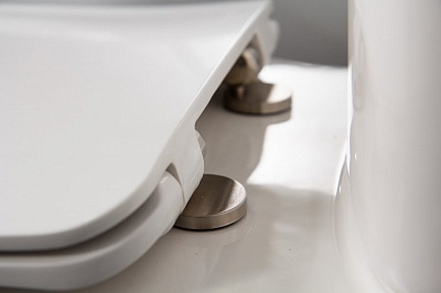 Сиденье быстросъемное дюропласт soft close металлическое крепление Belbagno PRADO BB10150SC