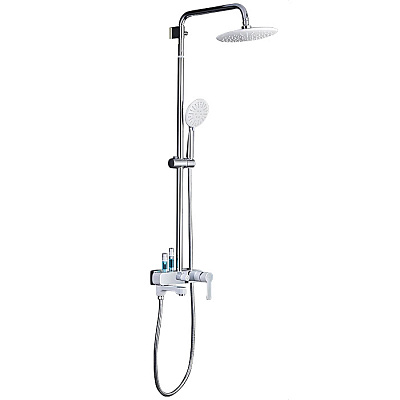 Душевая система с тропическим душем Gappo G02-8 G2402-8, хром