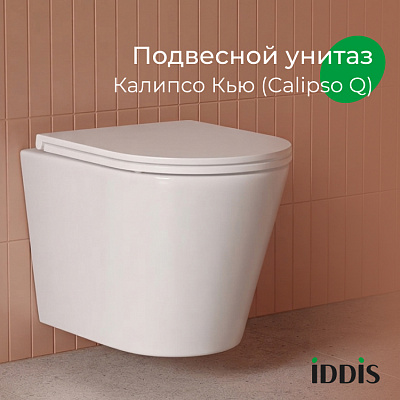 Унитаз подвесной безободковый Торнадо IDDIS Calipso Q, CAQRDSEi25