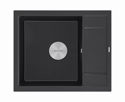 Мойка 60х50 Paulmark FLUGEN 50-600 IT-GRANIT PM216050-BL черный гранит