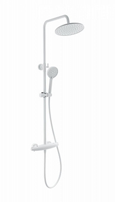 Душевая система с термостатом Wonzon & Woghand CAPSULE, Белый матовый WW-B3031-A-MW