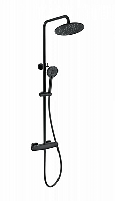 Душевая система с термостатом Wonzon & Woghand NEO, Черный матовый WW-B3035-A-MB