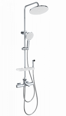 Душевая система с термостатом Wonzon & Woghand SOLID, Хром WW-C3011-A1-CR