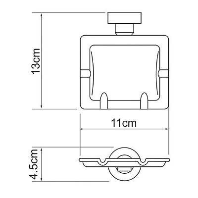 Пепельница подвесная WasserKRAFT K-1081