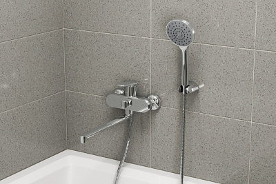 Смеситель для ванны с длинным поворотным изливом RUSH Nevis NE1735-51