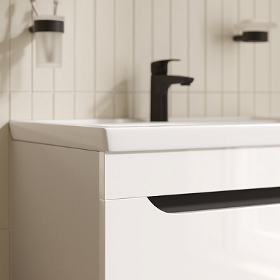 Тумба с раковиной IDDIS Ray (4077000i28), подвесная, 70 см,белый, RAY70W0i95K