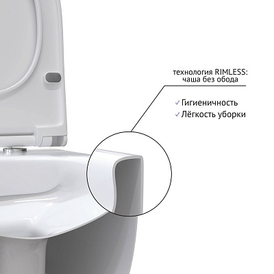 Унитаз подвесной Berges Ego Rimless 082122