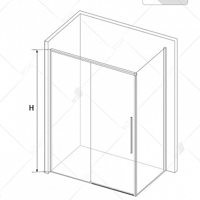 Душевой уголок RGW SV-42 (SV-12 + Z-050-2) 1200x900