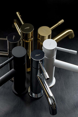 Смеситель для раковины черный Boheme Uno 461-B