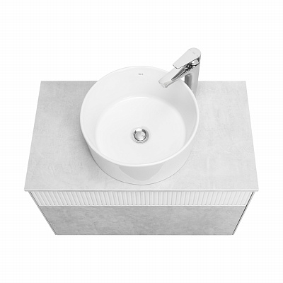 Тумба с раковиной 80 см подвесная AQUATON Марбл 80 1A276201MH4C0