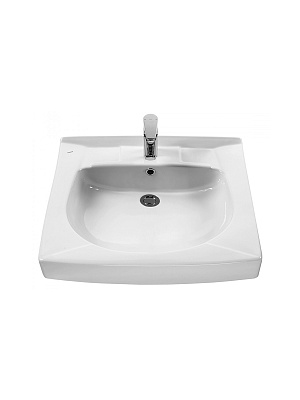 Раковина над стиральной машиной Пилот 60х60 Santek 1WH301971 с сифоном и кронштейнами