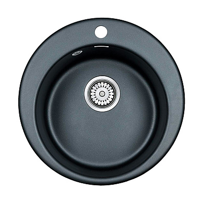 Мойка для кухни кварцевая Paulmark Gelegen PM404800-BLM