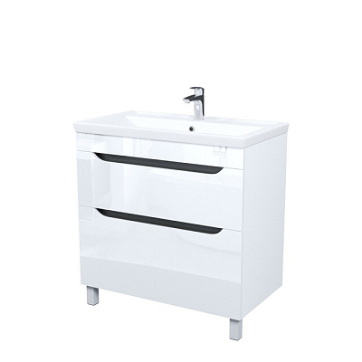 Тумба с умывальником напольная 80см Iddis Ray, RAY80WFi95K (ум-к 4078000i28)