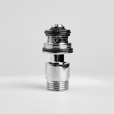997B0259SM-P, Дивертор для смесителя, латунь, h=59 мм, M26x1,5, вытяжной, хром