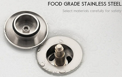Донный клапан Frap F62-5 click-clack