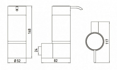 Дозатор для мыла Emco System 2 352100100